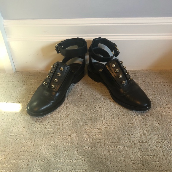 ***Sold*** Balenciaga Studded Leather Derby Flat - Picture 5 of 7